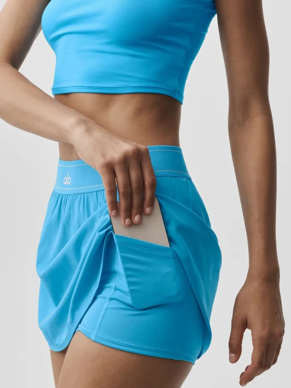 🩵ALO🩵 BLUE AZURE Match Point Tennis Skirt